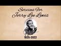 JIMMY SWAGGART BIBLE COLLEGE (Nov. 2022)  Jimmy Lee Swaggart's eulogy of cousin, Jerry Lee Lewis.