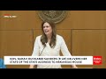 Sarah Huckabee Sanders Tells Story Of Heroic State Trooper During Major Speech, Asks Him To Stand