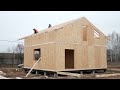 We built a Canadian house in three days. Step by step construction process