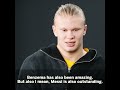 Erling Haaland names his top 3 players #shorts