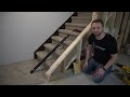 How To Frame A Stair Half Wall