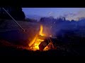 Relax with the sound of a 4K bonfire and flickering flames