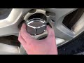 How To Change Mercedes Center Caps Without Removing Wheels