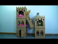 Build Amazing Craft Kittens Miniature House With Bedroom After Rescue ❤️ Tiny Cardboard House