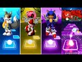 Tails Exe 🔴 Amy Exe 🔴 Sonic Exe 🔴 Knuckles Exe  || Tiles Hop EDM RUSH 🎧🎮