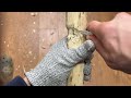 Carving a Woodspirit Into a Hiking Stick