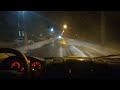 Opel Movano pov Winter night Drive #lausitz #sachsen #germany (2)