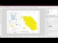 Study area Map using QGIS