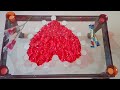 Valentine Decoration/ Heart Shape Balloon Decoration Ideas l Simple & Easy Surprise Room Decor Ideas