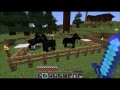 KoDatsCraft Episode 4 - Spawn Stables - Vanilla Minecraft