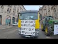 Walking Through Berlin During Farmer Protest
