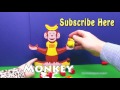 Playing the Keekee Monkey Game with Paw Patrol vs Lion Guard Toys