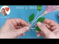 5 different ways to make leaves with jute or burlap fabric for your decorations. DIY