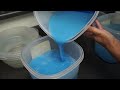 Azurite pigment preparation