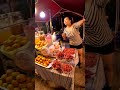 Satisfying Hard working lady selling hotdog on street at night in Parkson ASMR/...