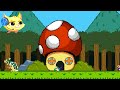 Super Mario Bros. But Rainbow Mushrooms = Muscular Mario... 🍄 Super Mario Challenge