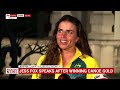 ‘So happy’: Jess Fox wins gold in women’s single kayak final