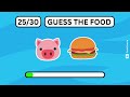 Guess The FOOD By Emoji 🍔🍕 | Food And Drink Quiz.