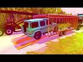 Double Flatbed Trailer Truck vs Speedbumps Train vs Cars  Tractor vs Train Beamng.Drive 013 #384