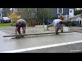 How 2 Men Can Pour A 32' X 28' Garage Floor (I Got Concrete Balls!)