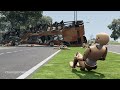 Massive Spike Strip Pileup Car Crashes #110 – BeamNG Drive | CrashBoomPunk
