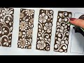Henna Classes Day 8 | How to  Create Beautiful Cutwork /Negative filling | Henna Classes By Thouseen