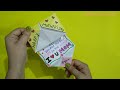 DIY - Surprise Massage Card For Mother's Day | Pull Tab Origami Envelope card