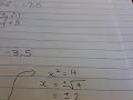 Grade 8+ Mathematics - Algebraic Equations - 