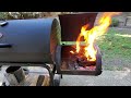 BBQ 101 - How to Build a Fire in your Offset Smoker Firebox and Temperature Management #offsetsmoker