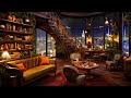 Warm Jazz Music & Cozy Coffee Shop Ambience ☕ Relaxing Jazz Instrumental Music for Studying, Unwind