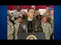 President Obama Speaks to Troops in Afghanistan