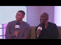 Michael B. Jordan and Chadwick Boseman Talk All Things Black Panther