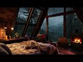 Fall Asleep Fast Instant in 3 Minutes with Heavy Rain Sounds in Forest at Night - ASMR Rain Sounds
