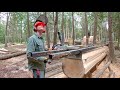 Chainsaw Milling- How it Works.  Granberg Alaskan Small Log Mill G777 #12