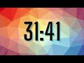 45 min colorful geometrical timer 1
