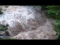 Extreme Regenfälle- Wasserfälle Rottach-Egern/ Enterrottach bei Hochwasser