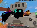 Playing Roblox Bedwars solos on mobile