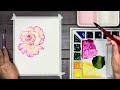 Paint Like a Pro: Level Up Your Rose Watercolor Painting Skills! How to Paint a Rose