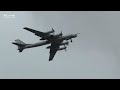 US F-22 Intercepts Russian TU-95 Bomber Escorted by Two SU-35