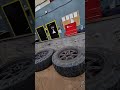 F350 20 inch wheels to 18 and spare tire install