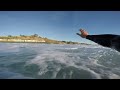 Great White Shark Encounter Surfing in Santa Cruz, CA