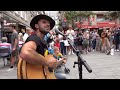 Bella ciao - Street acoustic cover 2022 - Crowd singing