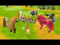 10 Zombie Elephant Cow vs Giant Dinosaur Attack Bull Lion Cub Buffalo Cow Saved By Mammoth Gorilla