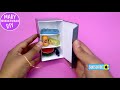 DIY Refrigerador, Estufa y fregadero en Miniatura | Como hacer cosas de Cocina en miniatura