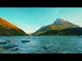 4K Gentle Mountain River in Austrian Bavarian Alps | Water Sounds White Noise | Sleep and Relaxation