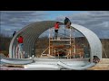 Arch Steel Quonset building construction