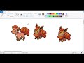 Fusing Eevee and Vulpix without a tutorial because Movie Maker crashed