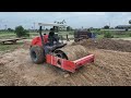 New Project Complete100% !! Bulldozer MISHUBISHI  Push Soil , Team Truck Unloading Soil Develop Area