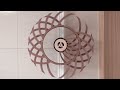 Making DIY Wall Art. Craft with 3D Printer! (Duality-L, Kinetic Art)