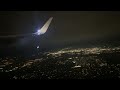 Night Takeoff from Dallas-Fort Worth (DFW) - American Airbus A321-231 (N910AU)